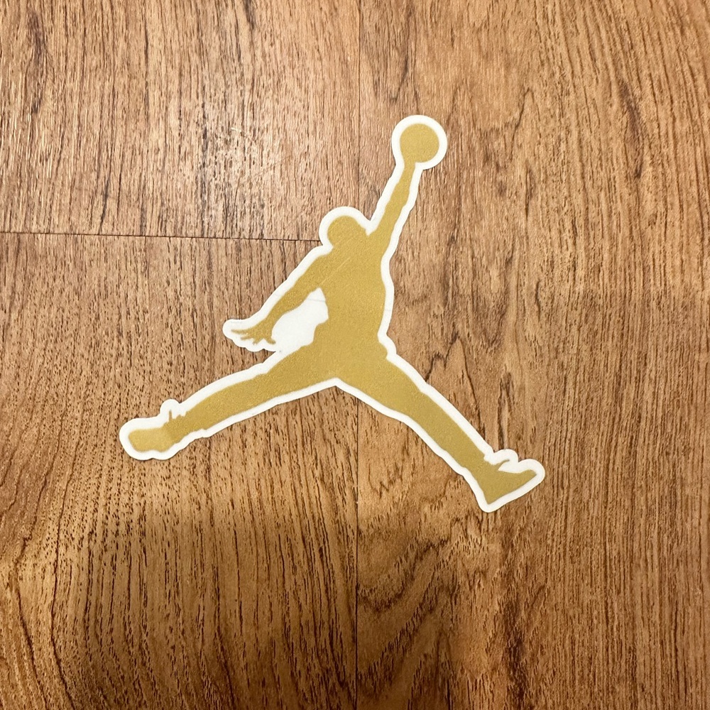 Air Jordan Jumpman Gold Logo 4.25" Air Jordan Flight